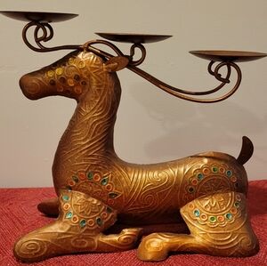 Pier 1- Reindeer Candleholder